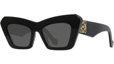 Anagram Black Cat Eye Sunglasses