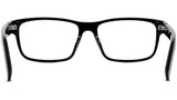 Youthful Energy Black Rectangular Eyeglasses