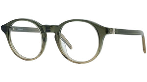 K Logo Green Round Eyeglasses