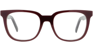 Youthful Energy Red Square Eyeglasses