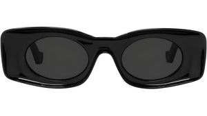 Signature Black Oval Sunglasses