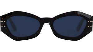 DiorSignature B1U Havana Butterfly Sunglasses