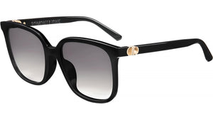 30Montaigne S3F Black Geometric Sunglasses