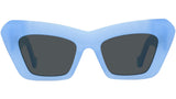 Anagram Blue Cat Eye Sunglasses