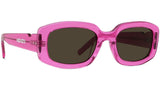 Youthful Energy Rose Rectangular Sunglasses