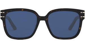 DiorSignature S7F Havana Square Sunglasses