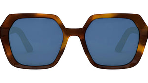 DiorMidnight S2F Havana Geometric Sunglasses