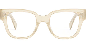 CELINE 3 Dots Champagne Butterfly Eyeglasses