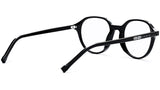 Youthful Energy Thin Black Round Eyeglasses