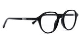 Youthful Energy Thin Black Round Eyeglasses