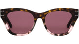 DiorSignature B4I Havana Butterfly Sunglasses