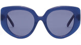 Curvy Blue Butterfly Sunglasses