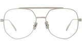 GV Speed Silver Geometric Eyeglasses