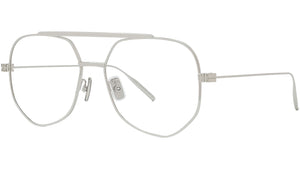 GV Speed Silver Geometric Eyeglasses