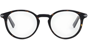 DiorBlackSuitO R6I Havana Round Eyeglasses