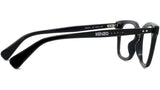 Boke Flower Black Rectangular Eyeglasses