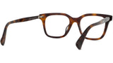 Boke Flower Havana Rectangular Eyeglasses