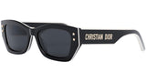 DiorPacific S2U Black Square Sunglasses