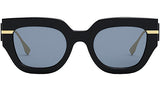 Fendigraphy Black Square Sunglasses