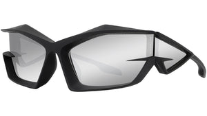 Giv Cut Black Geometric Sunglasses