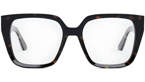 DiorSpiritO S6I Havana Square Eyeglasses