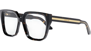 DiorSpiritO S6I Havana Square Eyeglasses