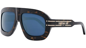 DiorSignature M1U Havana Pilot Sunglasses