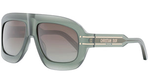 DiorSignature M1U Green Pilot Sunglasses