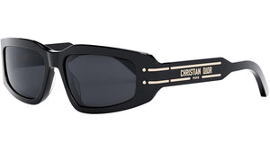 DiorSignature S9U Black Geometric Sunglasses