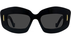 Anagram Black Rectangular Sunglasses