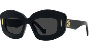 Anagram Black Rectangular Sunglasses