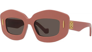 Anagram Pink Rectangular Sunglasses