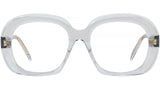 Curvy Crystal Geometric Eyeglasses