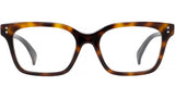 Boke Flower Havana Rectangular Eyeglasses