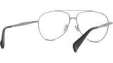 Boke Flower Silver Pilot Eyeglasses