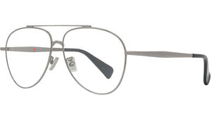 Boke Flower Silver Pilot Eyeglasses