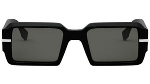 Fendigraphy Black Rectangular Sunglasses