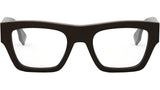 Fendi Shadow Brown Rectangular Eyeglasses