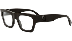 Fendi Shadow Brown Rectangular Eyeglasses