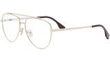 Fendi Travel Yellow Pilot Eyeglasses