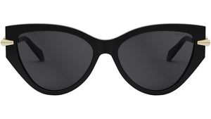 Serpenti Black Cat Eye Sunglasses