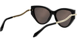 Serpenti Black Cat Eye Sunglasses