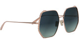 Serpenti Rose Geometric Sunglasses