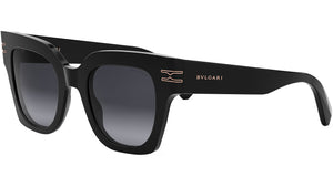 B.zero1 Black Geometric Sunglasses