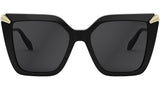 Serpenti Black Butterfly Sunglasses