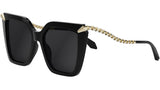 Serpenti Black Butterfly Sunglasses