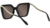 Serpenti Black Butterfly Sunglasses