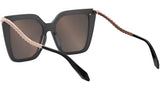 Serpenti Silver Butterfly Sunglasses