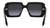 Serpenti Black Geometric Sunglasses