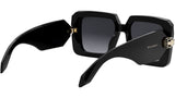 Serpenti Black Geometric Sunglasses